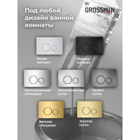 Клавиша смыва Grossman Style 700.K31.05.01M.01M белый матовый № 4