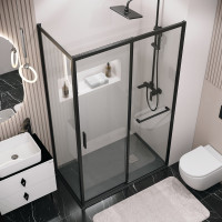 Душевой уголок Grossman Style 100.K33.05.120.21.00-200.K33.05.80.21.00 № 0