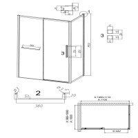 Душевой уголок Grossman Style 100.K33.05.110.10.00-200.K33.05.100.10.00 № 9